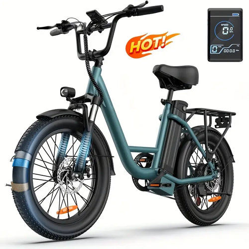 E20 Electric Bike — 745W • 48V&nbsp;13Ah • up to 20&nbsp;mph • 20×3″ Tires