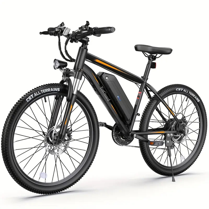 26″ Electric Mountain Bike — 36V 374Wh • 500W • up to 20 mph