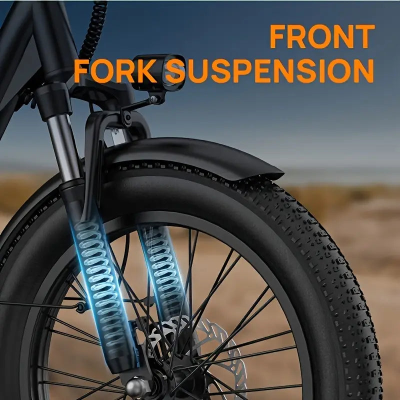 E20 Electric Bike — 745W • 48V&nbsp;13Ah • up to 20&nbsp;mph • 20×3″ Tires