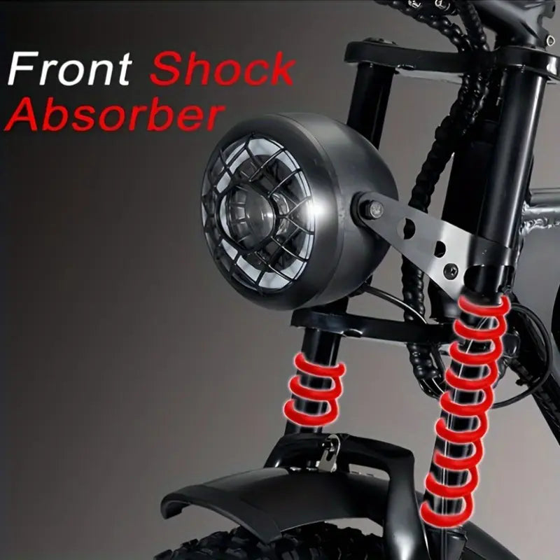 V8 Electric Mountain Bike — 500W • 48V Removable Battery • 19 mph
